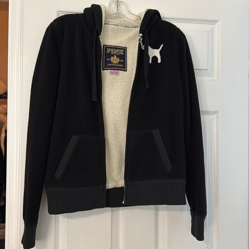 Vintage Victoria’s Secret Pink 2010 Sherpa Hoodie - Excellent Condition